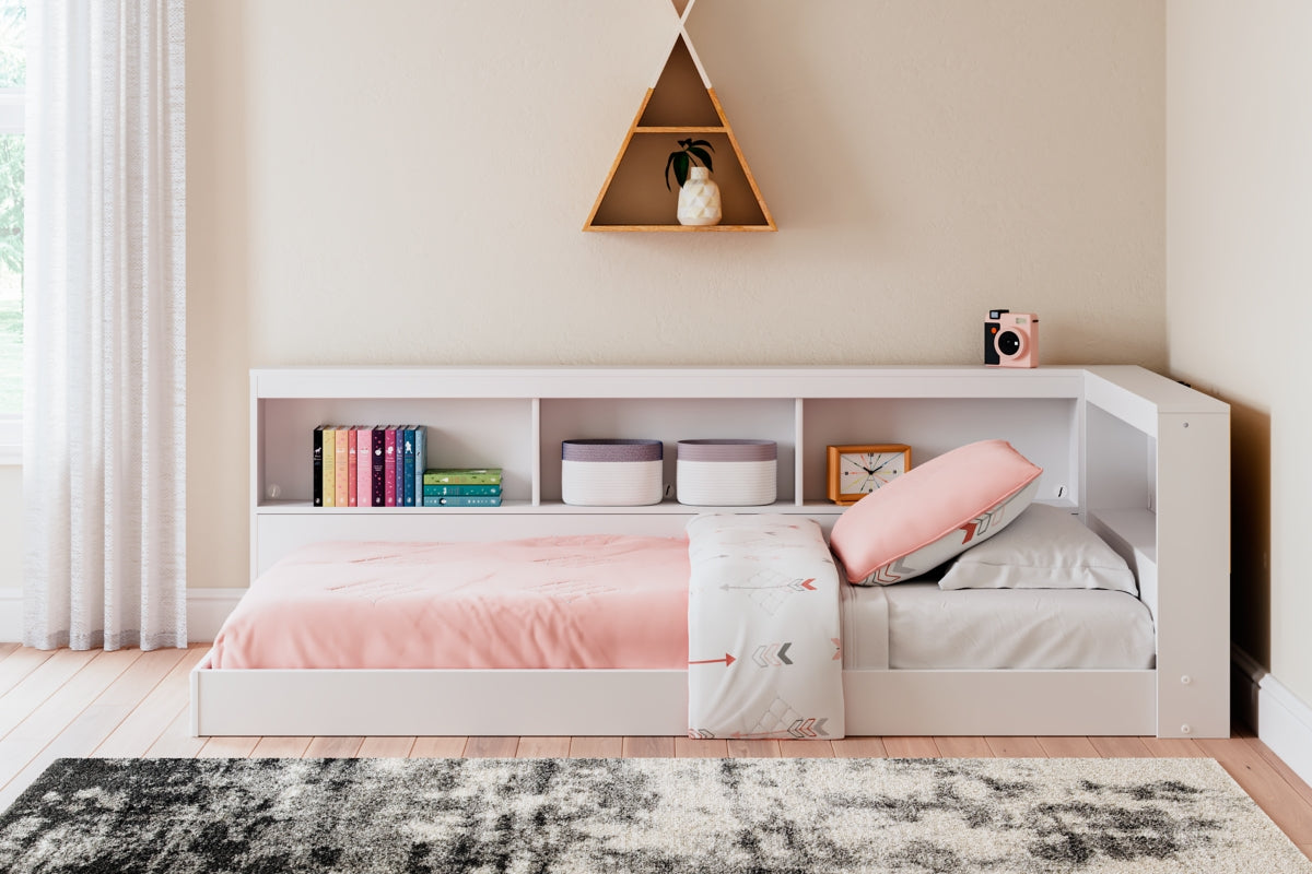Piperton Twin Bookcase Storage Bed - furniture place usa