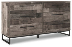 Neilsville Queen Platform Bed with Dresser - PKG009085 - furniture place usa