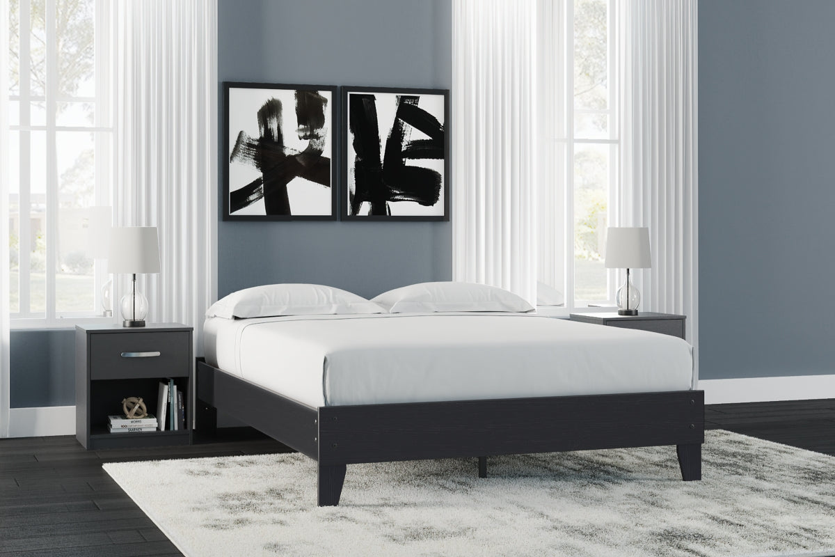 Finch Queen Platform Bed - furniture place usa