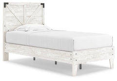 Shawburn Twin Crossbuck Panel Platform Bed - furniture place usa