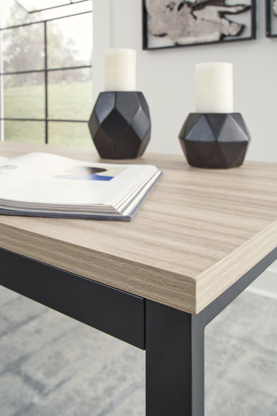 Waylowe Home Office Desk and Storage - PKG010499 - furniture place usa