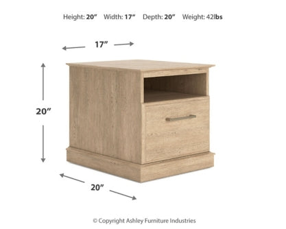 Elmferd Home Office Desk and Storage - PKG014859 - furniture place usa