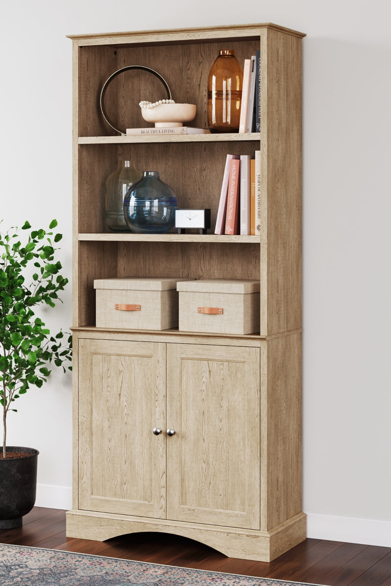 Elmferd Home Office Desk and Storage - PKG014859 - furniture place usa