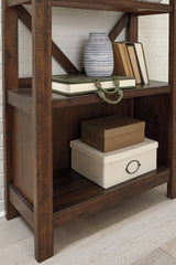 Baldridge 75" Bookcase - furniture place usa