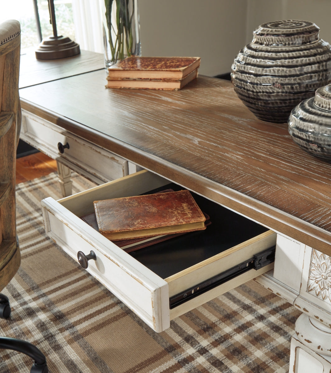 Realyn Home Office 2 Desks - furniture place usa