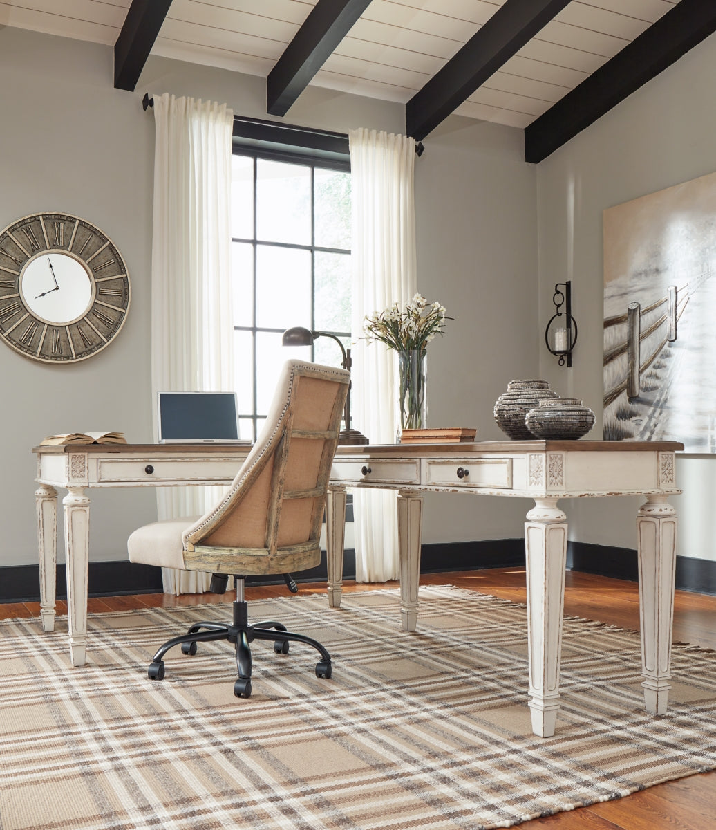 Realyn 2-Piece Home Office Lift Top Desk - furniture place usa