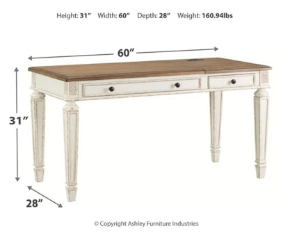 Realyn Home Office 2 Desks - furniture place usa