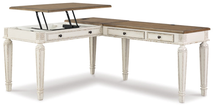 Realyn 2-Piece Home Office Lift Top Desk - furniture place usa