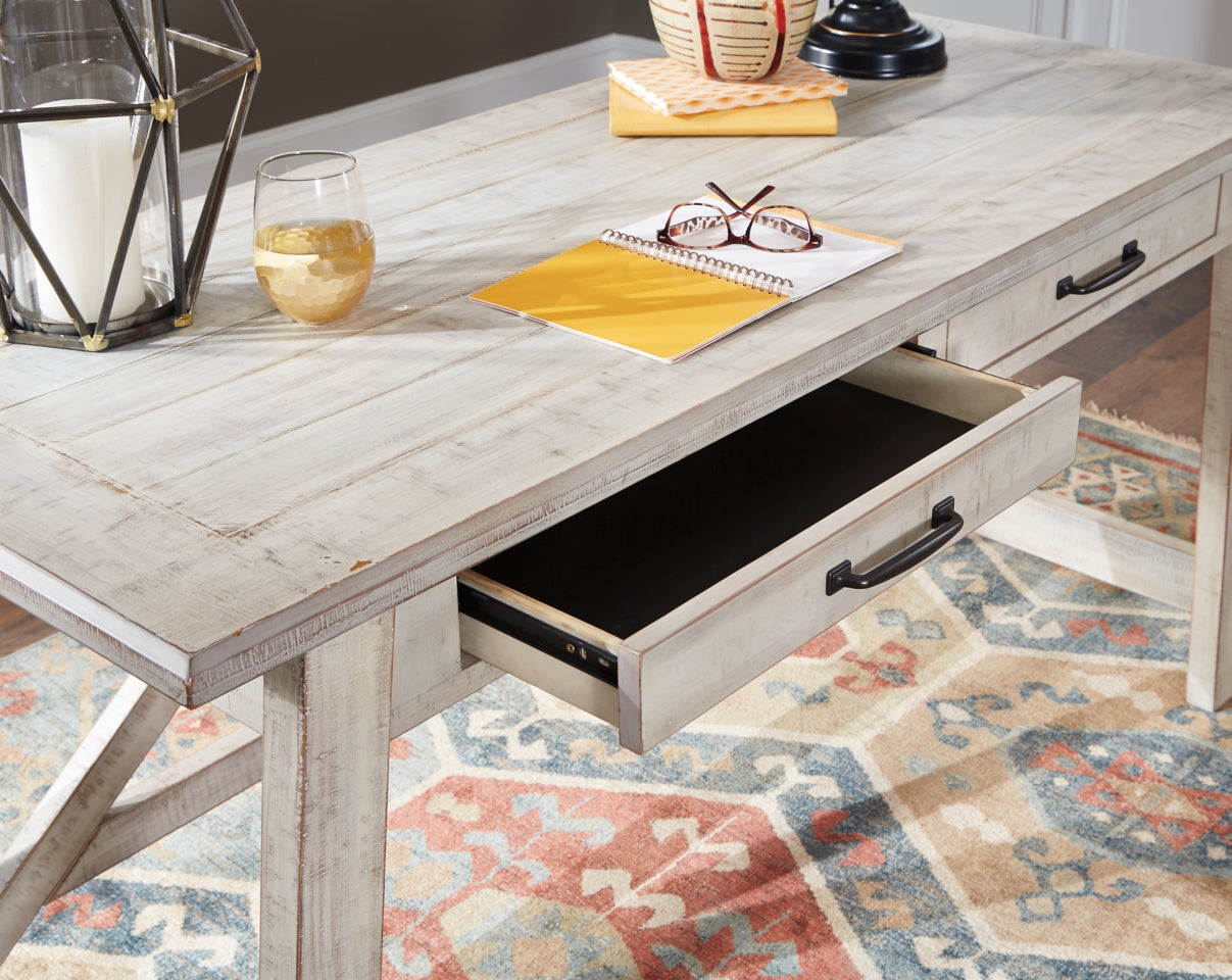 Carynhurst Home Office Desk and Storage - PKG008042 - furniture place usa