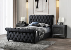 KYRIE QUEEN HEADBOARD, KYRIE KING FOOTBOARD, KYRIE KING/ RAIL - furniture place usa