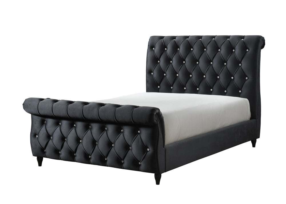 KYRIE QUEEN HEADBOARD, KYRIE KING FOOTBOARD, KYRIE KING/ RAIL - furniture place usa