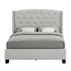 EVA KING HEADBOARD/FOOTBOARD -DOVE, EVA KING/ RAIL -DOVE - furniture place usa