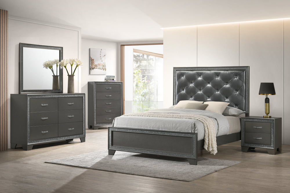 KAIA QUEEN HEADBOARD/FOOTBOARD, KAIA /QUEEN RAIL - furniture place usa