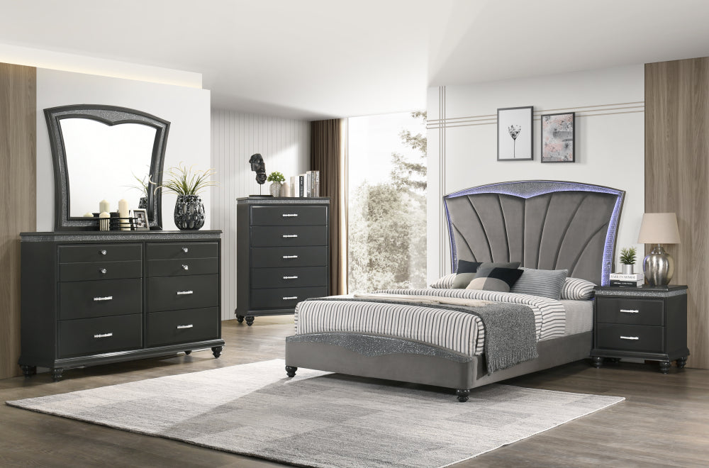 FRAMPTON QUEEN HEAD/FOOTBOARD, FRAMPTON /QUEEN RAIL - furniture place usa