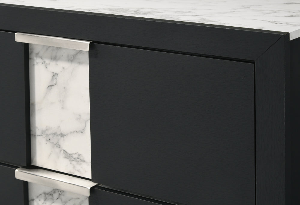 RANGLEY KING HEADBOARD - BLACK, RANGLEY KING FOOTBOARD - BLACK, RANGLEY KING/ RAIL - BLACK - furniture place usa