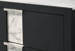RANGLEY KING HEADBOARD - BLACK, RANGLEY KING FOOTBOARD - BLACK, RANGLEY KING/ RAIL - BLACK - furniture place usa