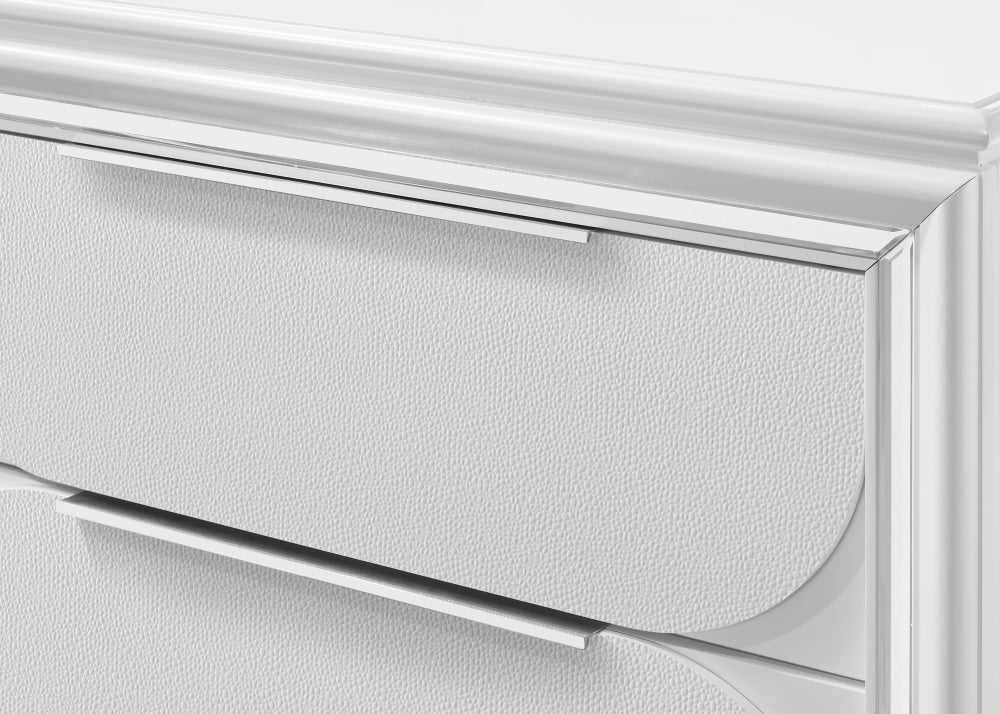 EDEN QUEEN LED HEADBOARD BOUCLE, EDEN QUEEN FOOTBOARD W/SLAT, EDEN /QUEEN RAIL - furniture place usa