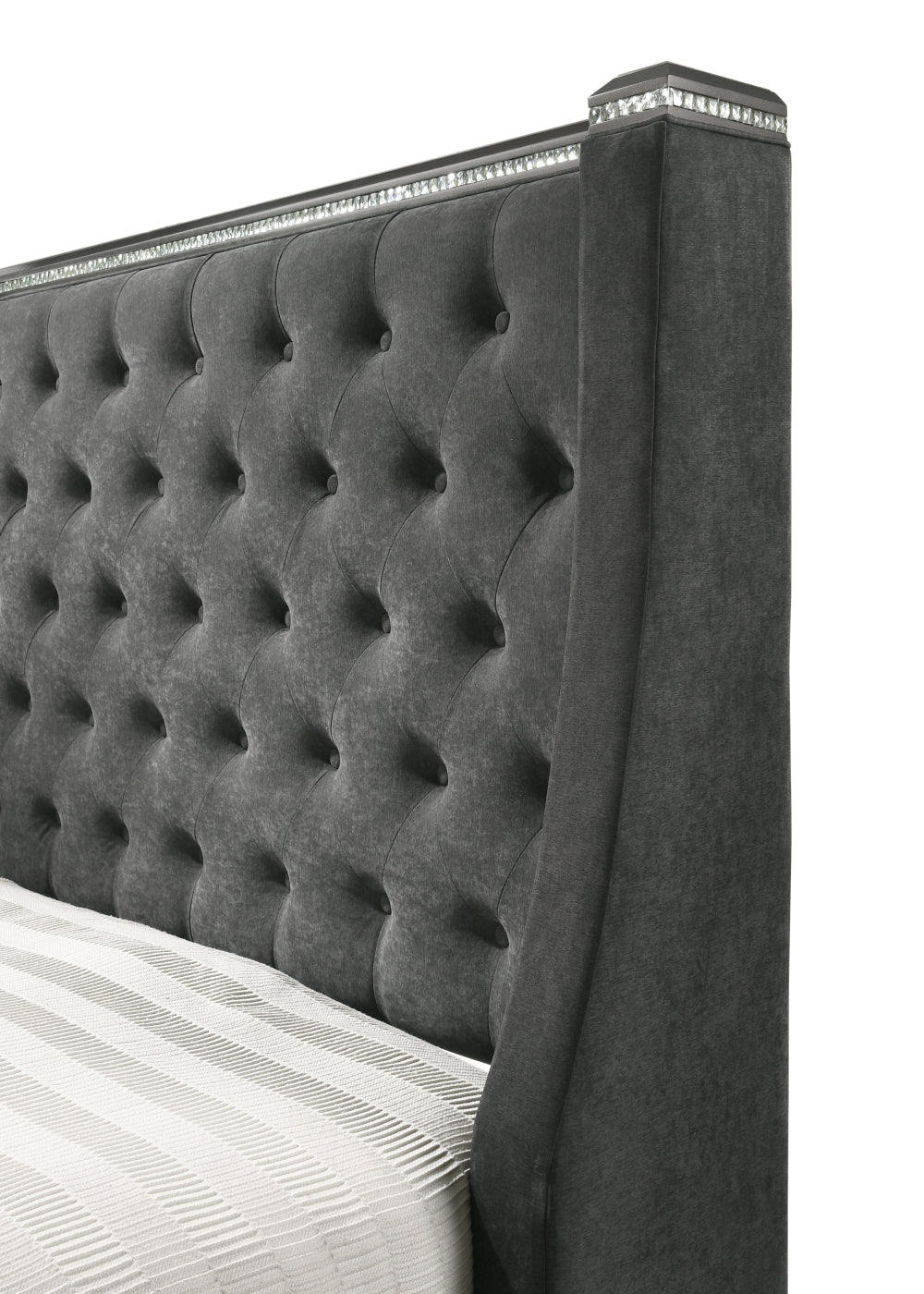GIOVANI QUEEN HEADBOARD   WING, GIOVANI QUEEN FOOTBOARD, GIOVANI /QUEEN RAIL - furniture place usa