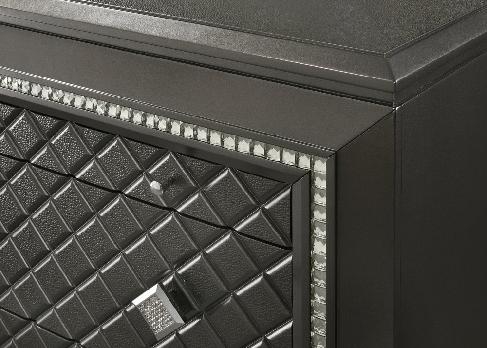 GIOVANI QUEEN HEADBOARD   WING, GIOVANI QUEEN FOOTBOARD, GIOVANI /QUEEN RAIL - furniture place usa