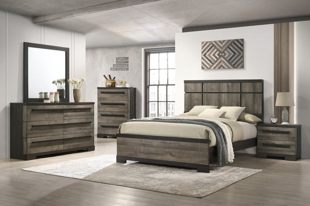 REMINGTON QUEEN HEADBOARD/FOOTBOARD, REMINGTON /QUEEN RAIL - furniture place usa