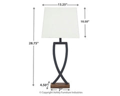 Makara Table Lamp (Set of 2) - furniture place usa