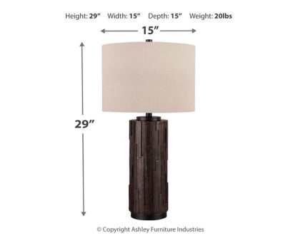Makya Table Lamp (Set of 2) - furniture place usa