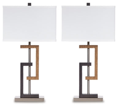 Syler Table Lamp (Set of 2) - furniture place usa