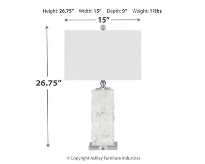 Malise Table Lamp - furniture place usa