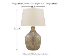 Mari Table Lamp - furniture place usa