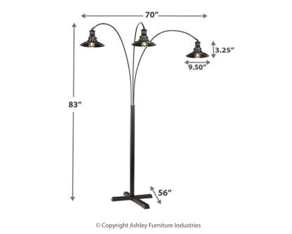 Sheriel Floor Lamp - furniture place usa