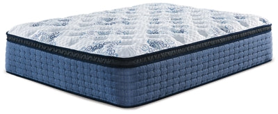 Mt Dana Euro Top Queen Mattress with Head-Foot Model-Good Queen Adjustable Base - furniture place usa