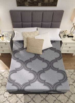 12 Inch Ashley Hybrid King Mattress with Foundation King Foundation - furniture place usa