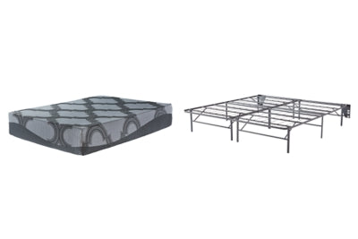 12 Inch Ashley Hybrid King Adjustable Base and Mattress - furniture place usa