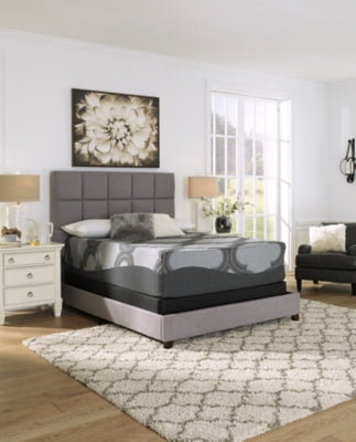 14 Inch Ashley Hybrid Queen Mattress with Adjustable Head Queen Base - furniture place usa