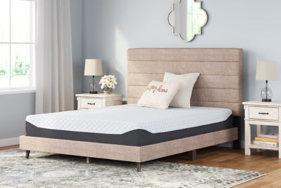 10 Inch Chime Elite Queen Memory Foam Mattress in a box with Head-Foot Model-Good Queen Adjustable Base - furniture place usa