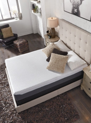 10 Inch Chime Elite Queen Memory Foam Mattress in a box with Adjustable Head Queen Base - furniture place usa