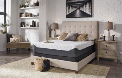 12 Inch Chime Elite Queen Memory Foam Mattress in a box with Adjustable Head Queen Base - furniture place usa