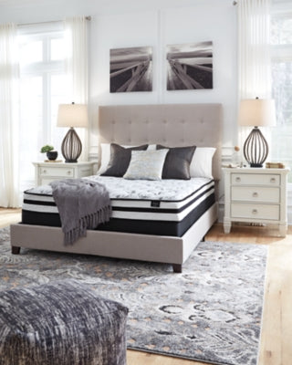 8 Inch Chime Innerspring Full Mattress in a Box with Better than a Boxspring Full Foundation - furniture place usa