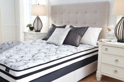 8 Inch Chime Innerspring King Mattress in a Box with Head-Foot Model-Good King Adjustable Base - furniture place usa