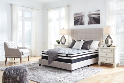 8 Inch Chime Innerspring Full Mattress in a Box with Better than a Boxspring Full Foundation - furniture place usa