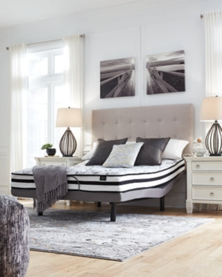 8 Inch Chime Innerspring King Mattress in a Box with Head-Foot Model-Good King Adjustable Base - furniture place usa
