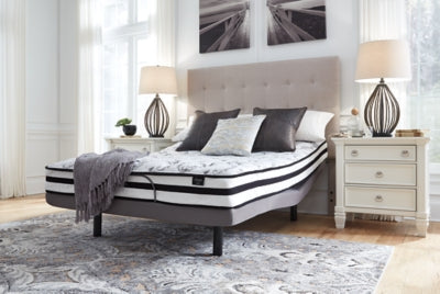 8 Inch Chime Innerspring King Mattress in a Box with Head-Foot Model-Good King Adjustable Base - furniture place usa