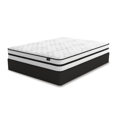 Chime 10 Inch Hybrid 10 Inch Queen Mattress and Pillow - furniture place usa