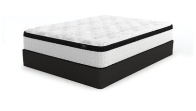 Chime 12 Inch Hybrid California King Mattress in a Box with Head-Foot Model-Good California King Adjustable Base - furniture place usa
