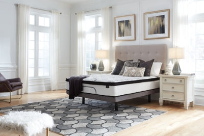 Chime 12 Inch Hybrid Queen Mattress in a Box with Adjustable Head Queen Base - furniture place usa