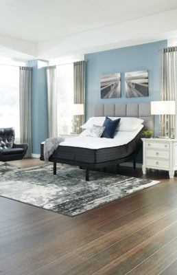 Anniversary Edition Plush Twin Xtra Long Mattress with Head-Foot Model Better Split King Adjustable Base - furniture place usa