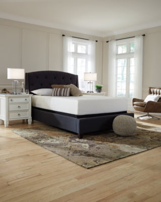 Chime 12 Inch Memory Foam California King Mattress in a Box with Head-Foot Model Best California King Adjustable Base - furniture place usa