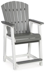 Transville Outdoor Counter Height Dining Table and 4 Barstools - PKG013815 - furniture place usa