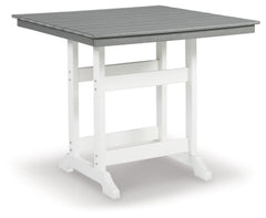 Transville Outdoor Counter Height Dining Table and 2 Barstools - furniture place usa