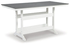 Transville Outdoor Counter Height Dining Table and 4 Barstools - PKG013815 - furniture place usa